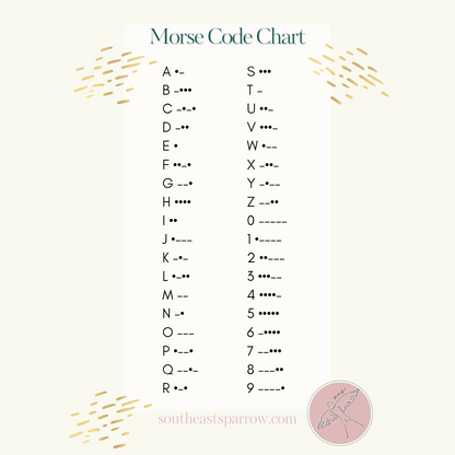 Custom Gold Filled Chain Morse Code Necklace