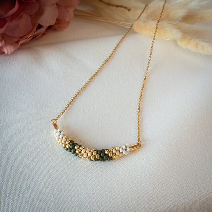 Lila Forest Braided Necklace