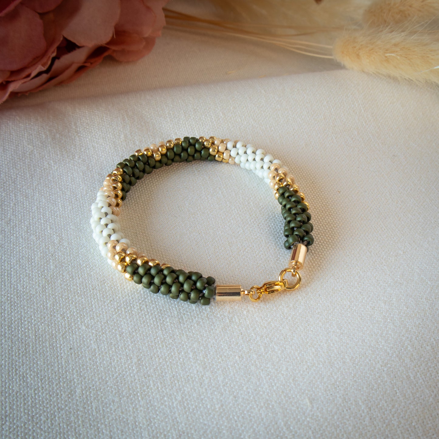 Lila Forest Braided Bracelet
