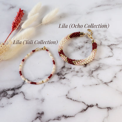 Lila Seed Bead Bracelet (more colours)